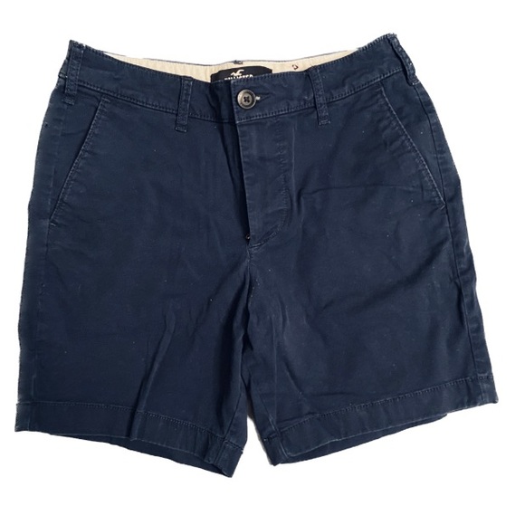 Hollister Other - NWOT Hollister Navy Blue Epic Flex Flat Front Shorts 7”